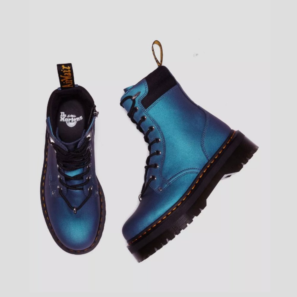 Dr. Martens Jadon II Hardware Platform in DK Blue/Bla MSRP$300 FIVE STAR Reviews - Picture 7 of 16